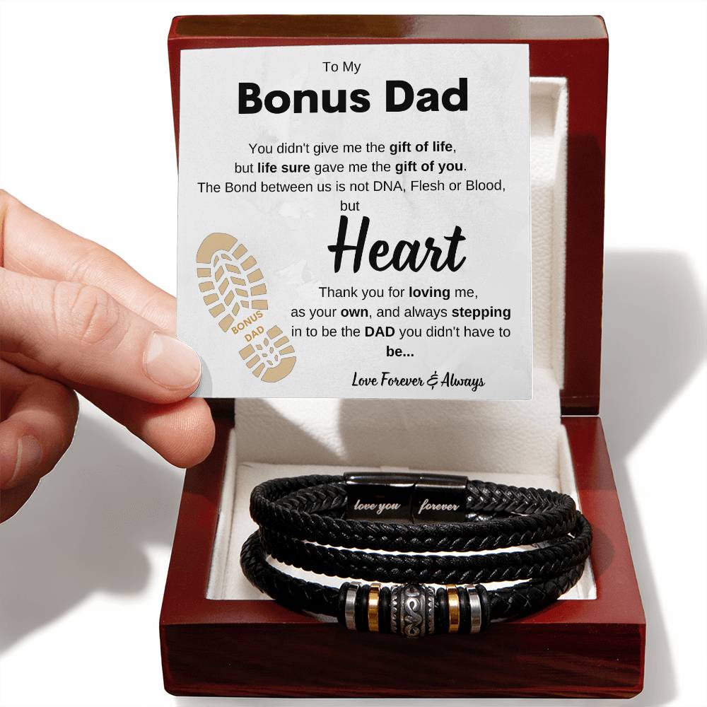 Bonus Dad Heart Love You Forever Bracelet - Love You Forever Bracelet