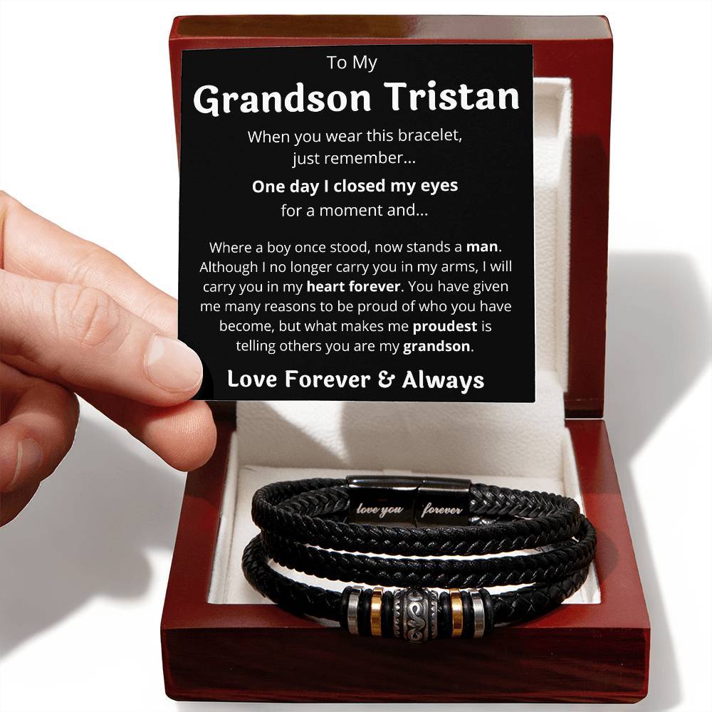 Grandson Bracelet Tristan - Love You Forever Bracelet