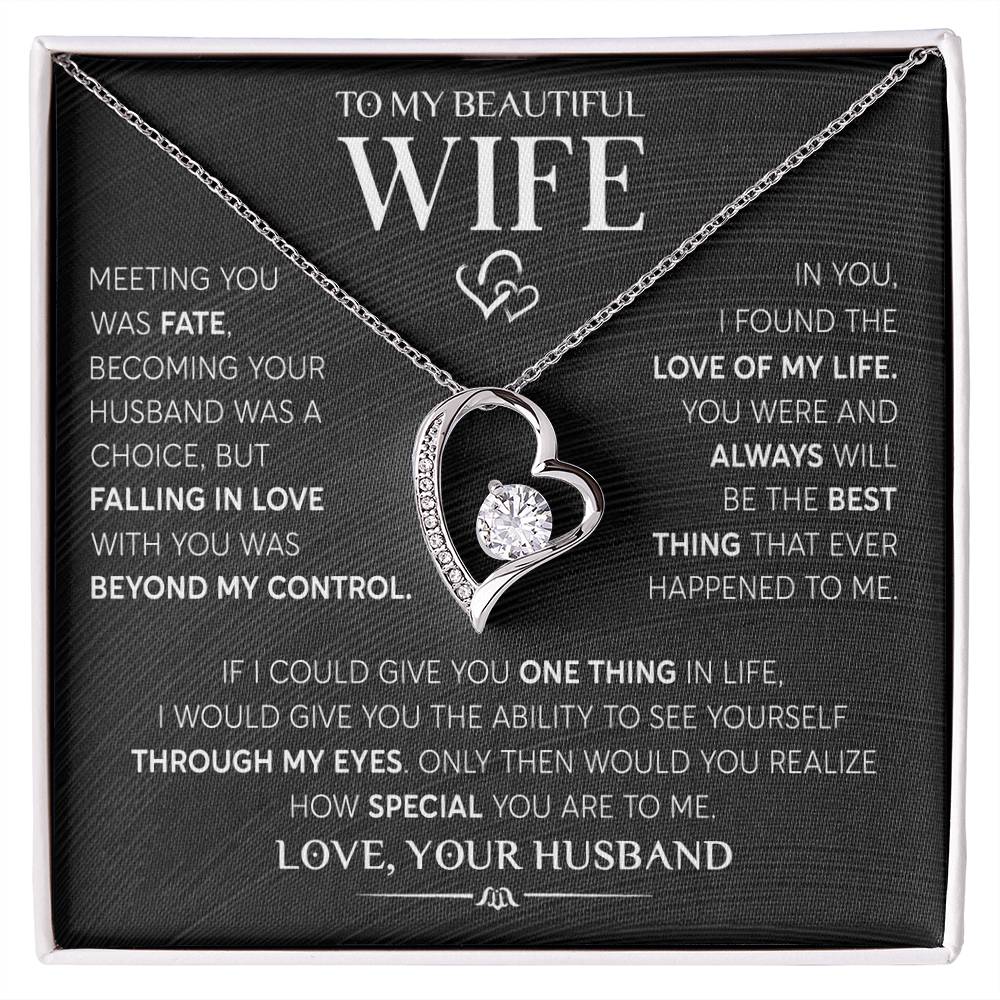 Gift For Wife Meeting You Was Fate Necklace Forever Love Necklace