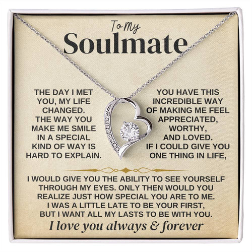 To My Soulmate - Forever Love - Gift Set - Forever Love Necklace