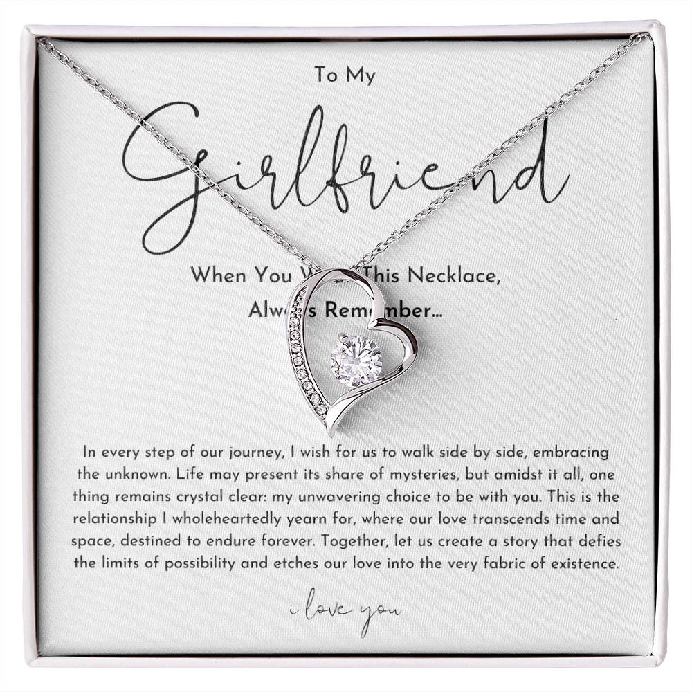 To My Girlfriend Always Remember Forever Love Necklace