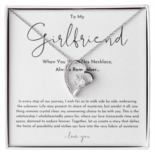 To My Girlfriend Always Remember Forever Love Necklace