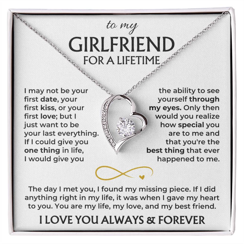To My Girlfriend - Forever Love Gift Set - Ss577V2 Forever Love Necklace
