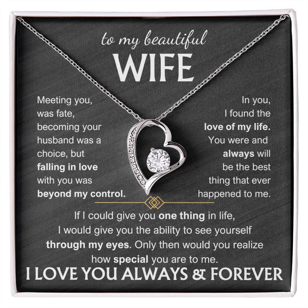Meeting You Was Fate Forever Love Necklace
