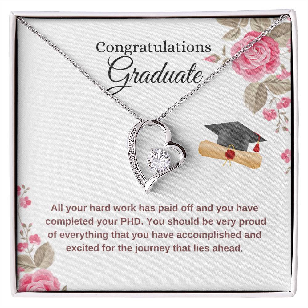 For Graduation Congratulations - Forever Love Necklace Forever Love Necklace