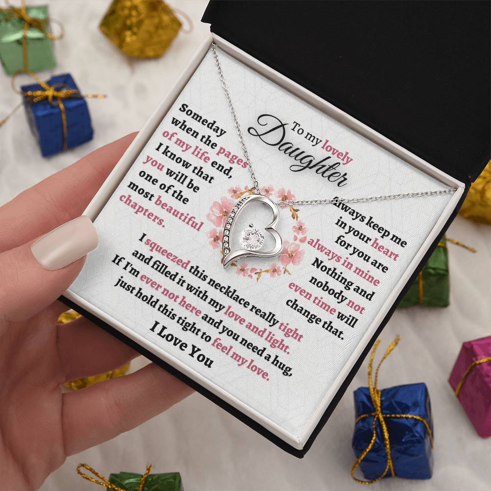 Gift For Daughter - Feel My Love Forever Love Necklace