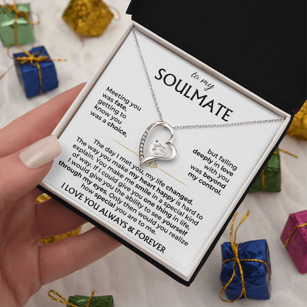To My Soulmate - Forever Love Gift Set - Forever Love Necklace