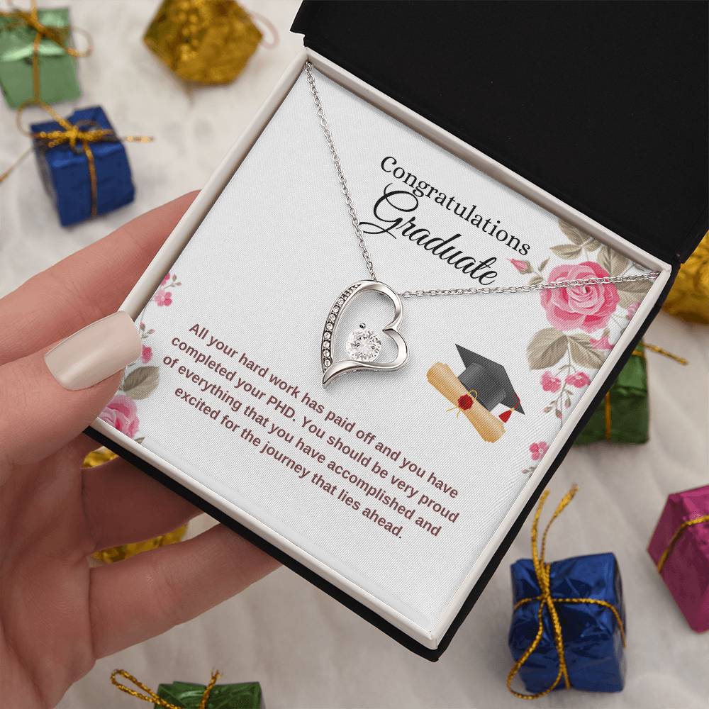 For Graduation Congratulations - Forever Love Necklace Forever Love Necklace