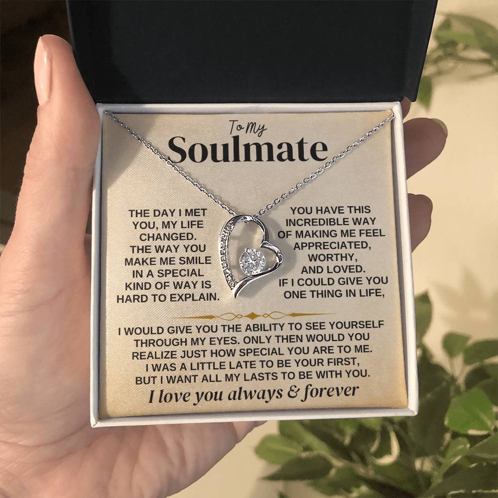 To My Soulmate - Forever Love - Gift Set - Forever Love Necklace