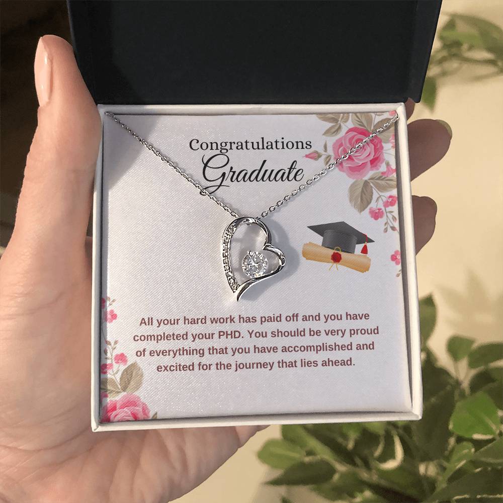 For Graduation Congratulations - Forever Love Necklace Forever Love Necklace