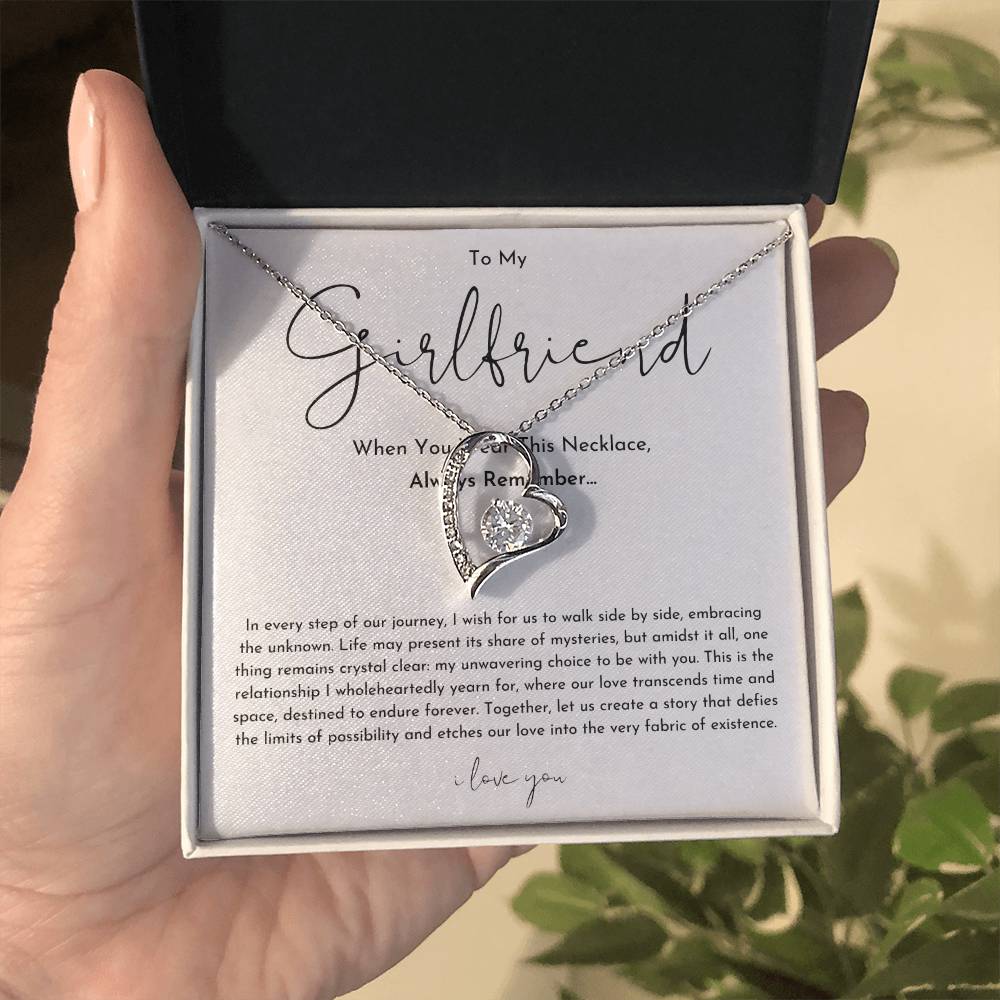 To My Girlfriend Always Remember Forever Love Necklace