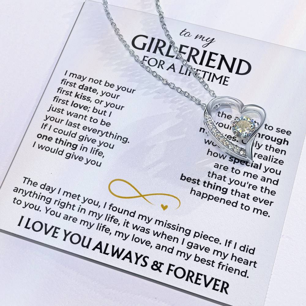 To My Girlfriend - Forever Love Gift Set - Ss577V2 Forever Love Necklace