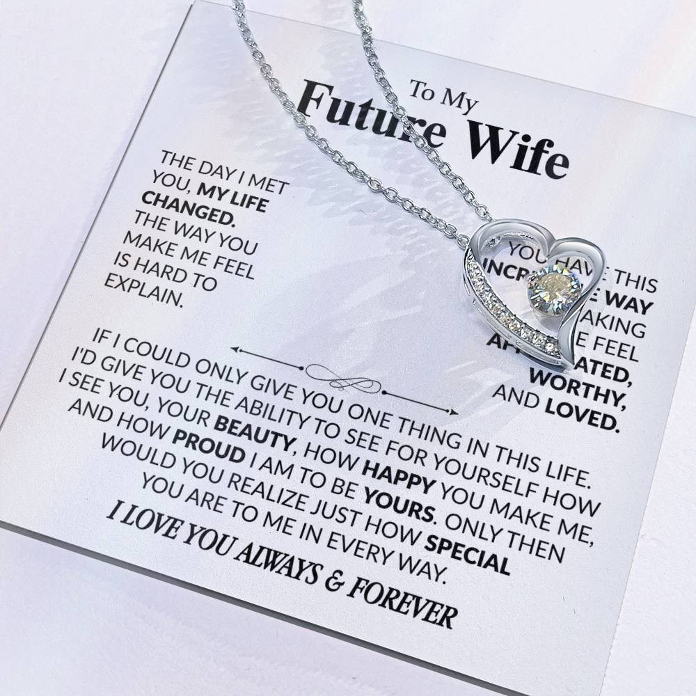 To My Future Wife Forever Love Necklace