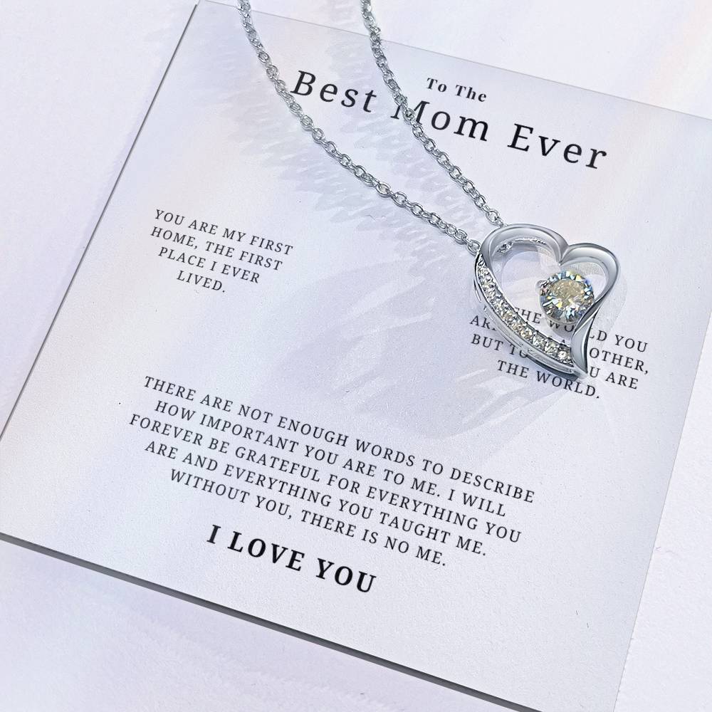 Best Mom Ever Necklace Forever Love Necklace