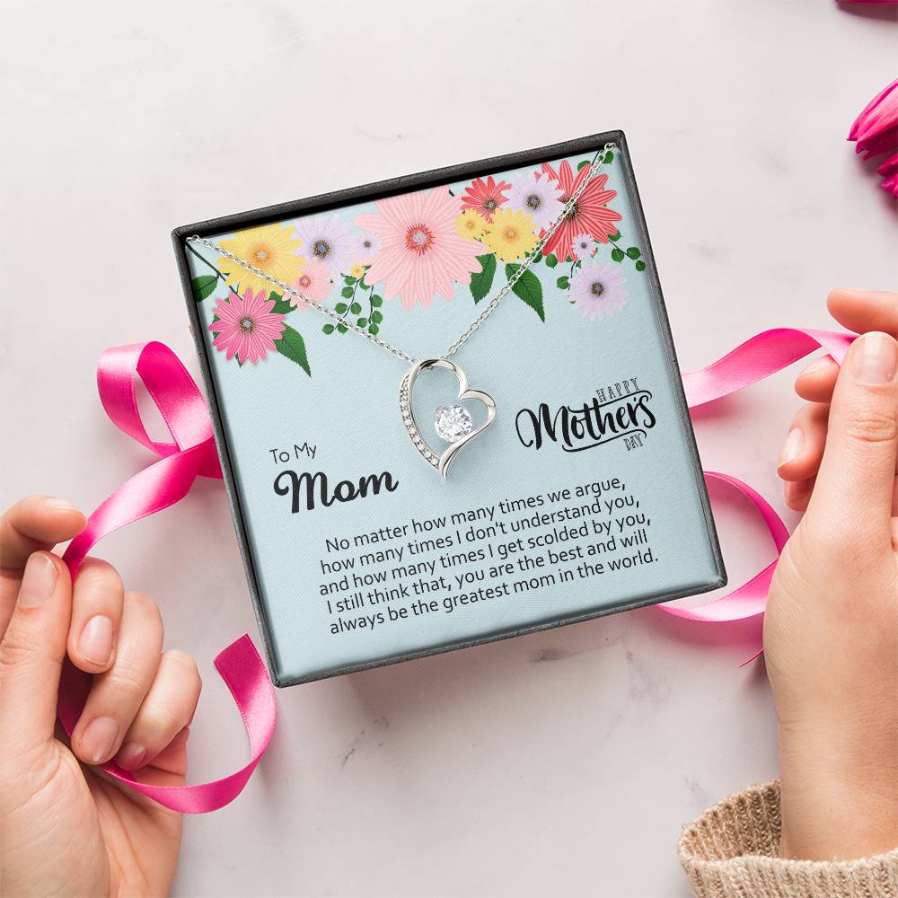 Mother's Day Gift Necklace For Mom Mother's Day Necklace Best Gift For Mom Mother's Day Necklace Forever Love Necklace