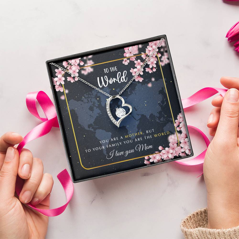 To The World Necklace Forever Love Necklace