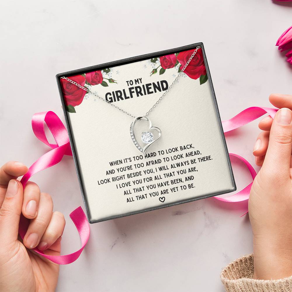 To My Girlfriend I’ll Always Be There Necklace 1 Forever Love Necklace
