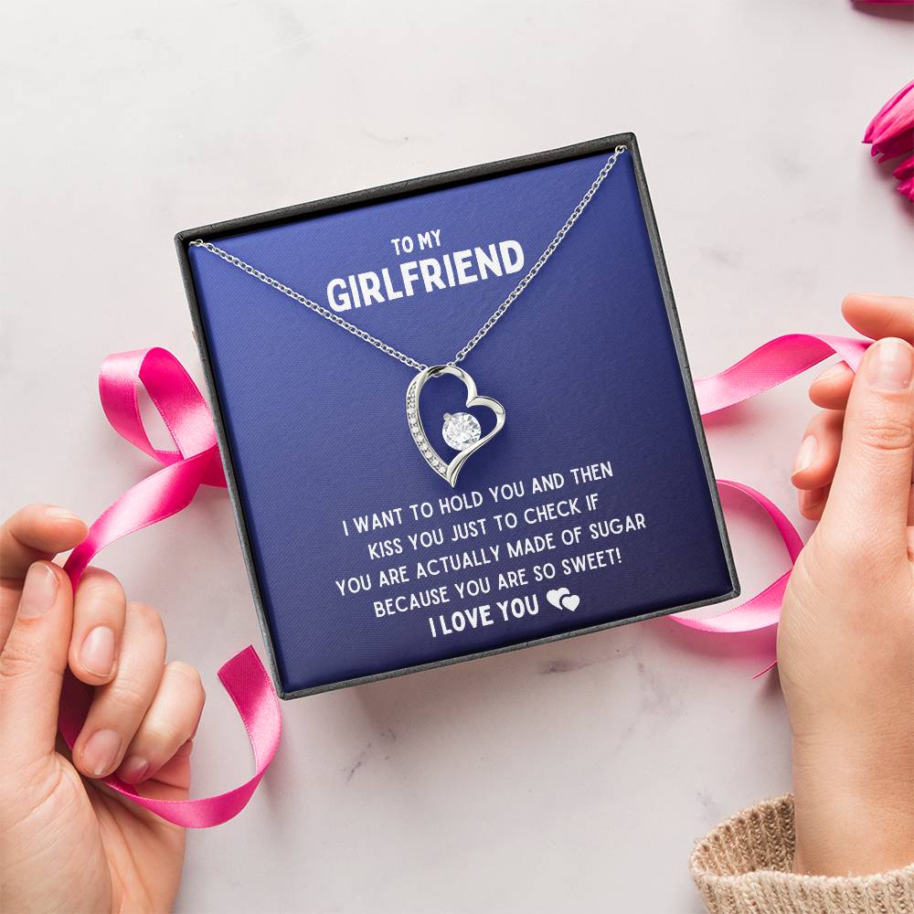 To My Girlfriend You Are So Sweet Necklace 1 Forever Love Necklace