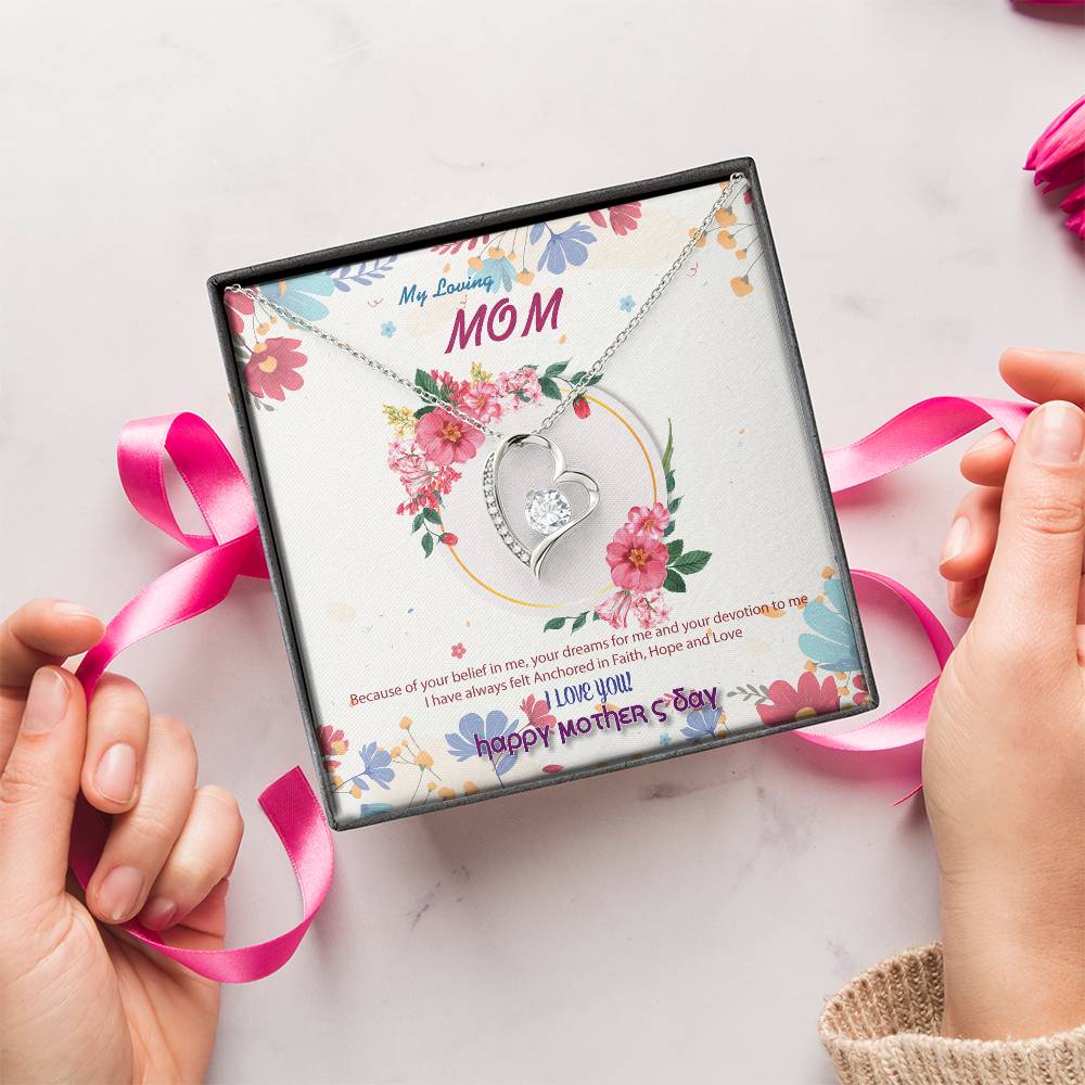 To My Mom Forever Love Necklace