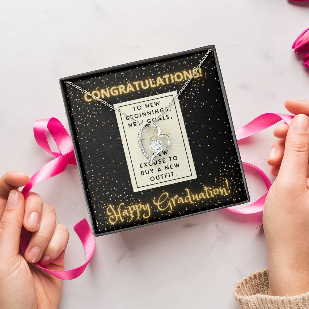 Congratulations I Am So Proud Of You Birthstone Necklace Graduation Gift Necklace Graduation Gift For Her College Graduation Forever Love Necklace