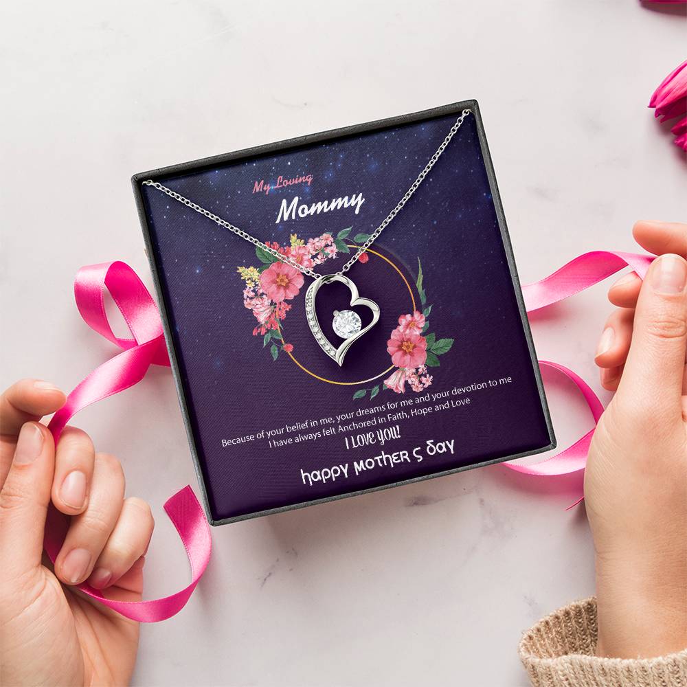 To My Mom 1 Forever Love Necklace