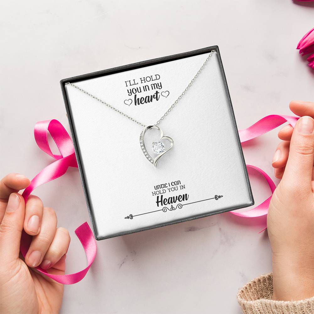 I'll Hold You In My Heart Necklace Forever Love Necklace
