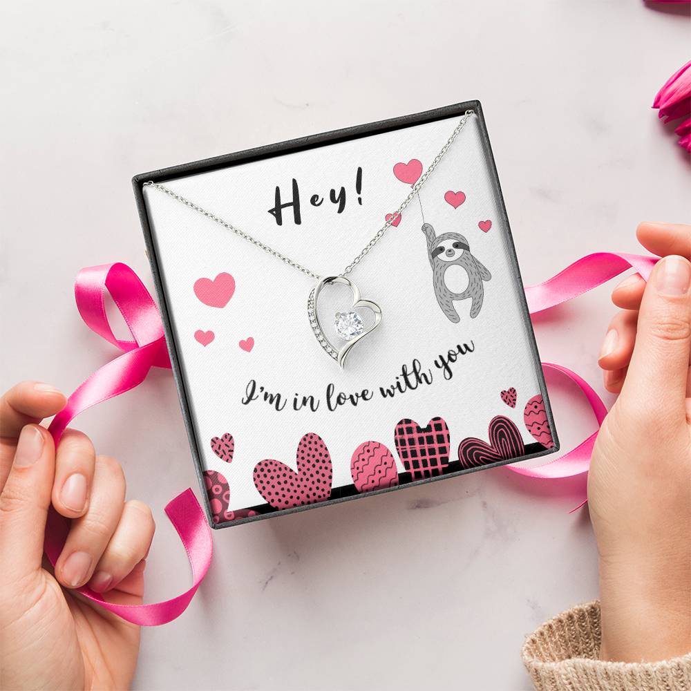 Valentine's Day In Love With You 1 Forever Love Necklace