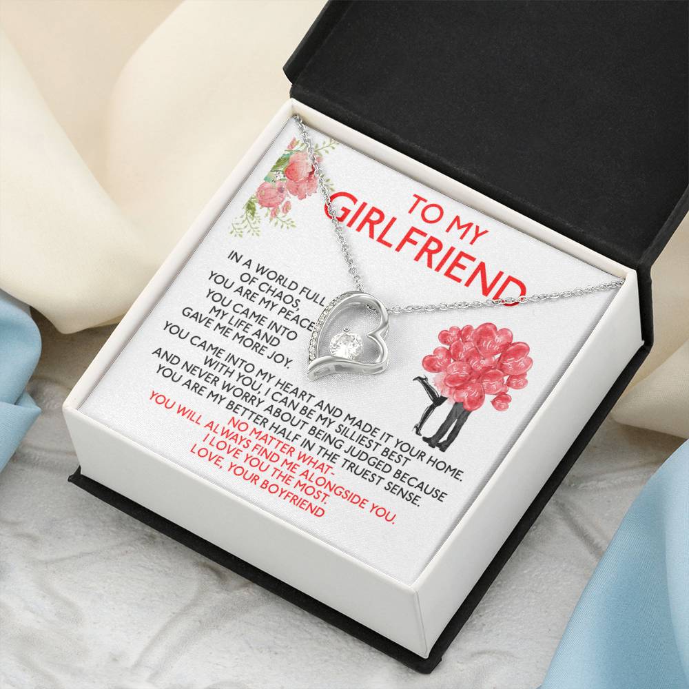 Gf002 Gift For Girlfriend 1 Forever Love Necklace