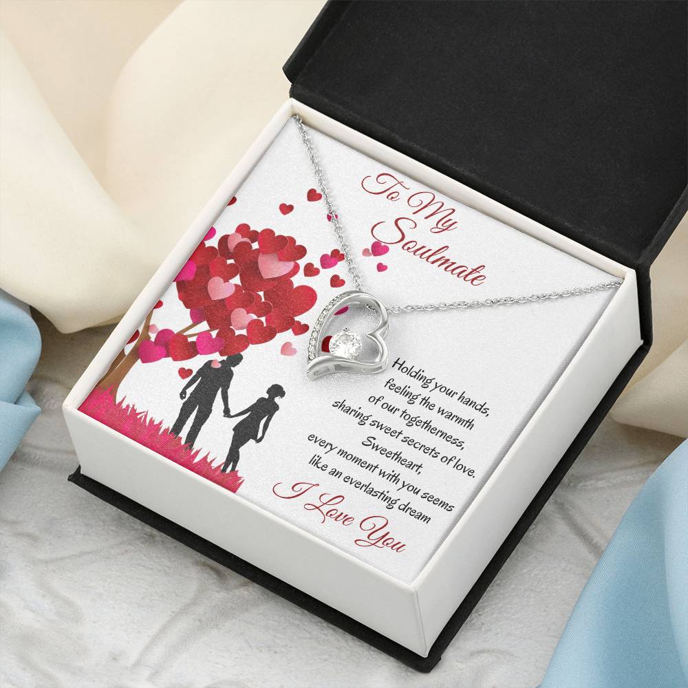 To My Soulmate Valentine's 1 Forever Love Necklace