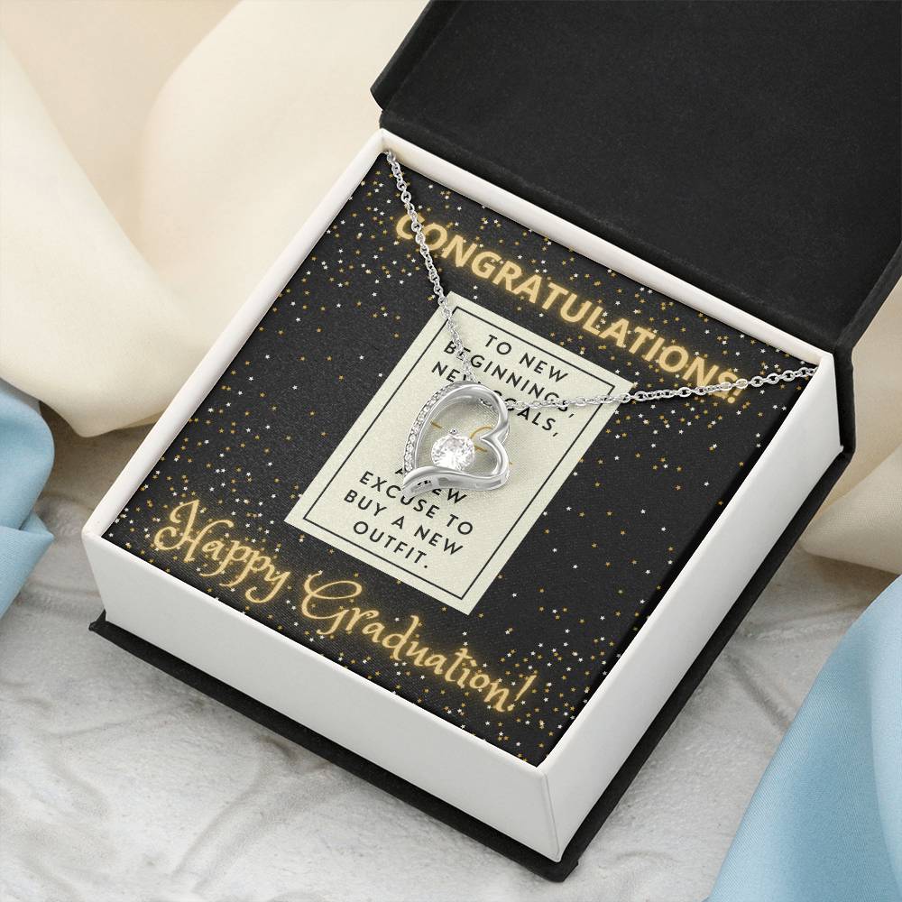 Congratulations I Am So Proud Of You Birthstone Necklace Graduation Gift Necklace Graduation Gift For Her College Graduation Forever Love Necklace