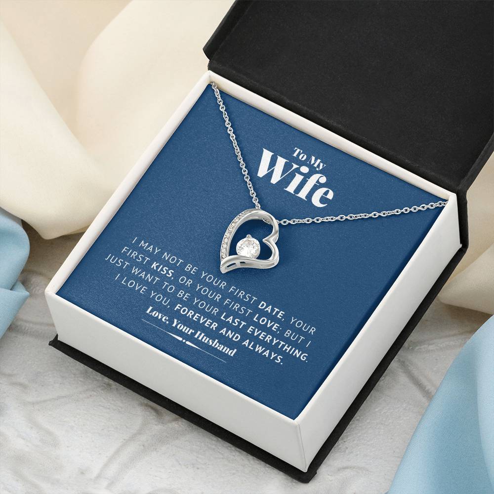 To My Wife Necklace Anniversary Gift For Wife Birthday Gift For Wife Gift For Wife Necklace For Wife Romantic Valentines Gift For Forever Love Necklace