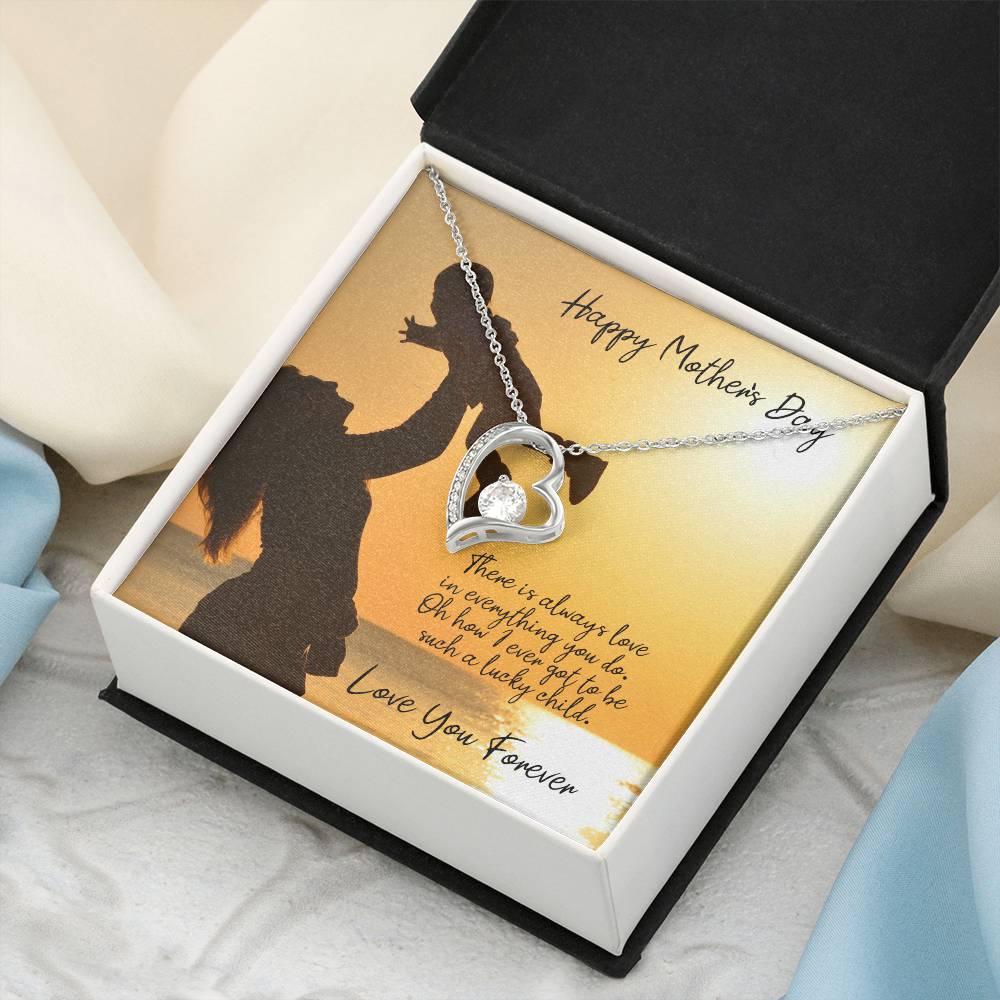 Meaningful Gift For Mom Mothers Day Gift For Mom Who Has Everything Necklace For Mom From Daughter Sentimental Gift For Mom Thanks Forever Love Necklace