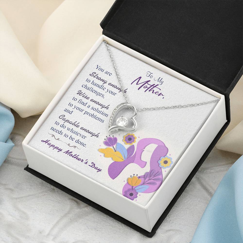 To My Mom 7 1 Forever Love Necklace