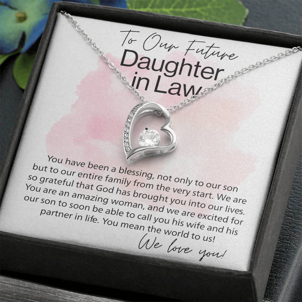 To Our Future Aughter In Law Forever Love Necklace
