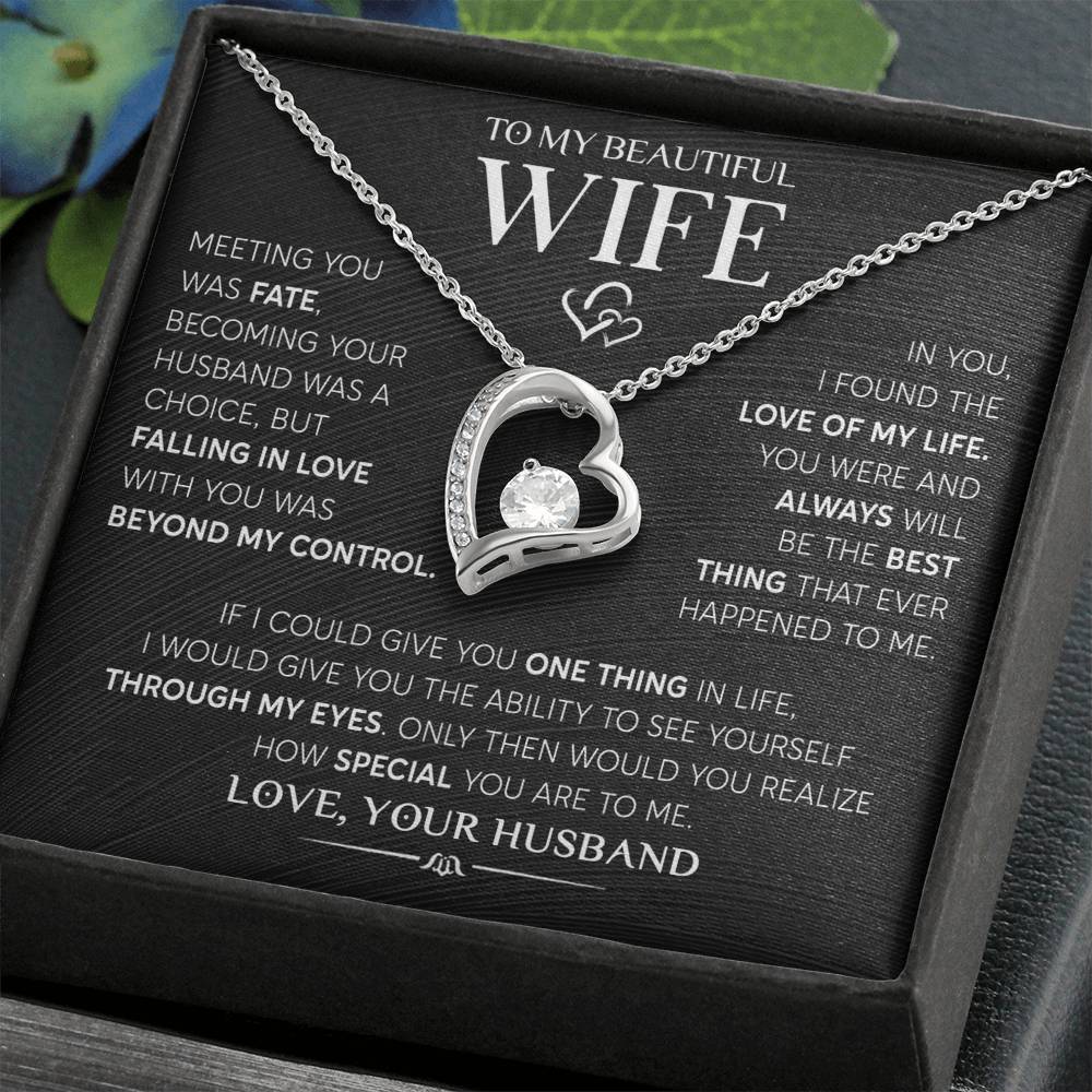 Gift For Wife Meeting You Was Fate Necklace Forever Love Necklace