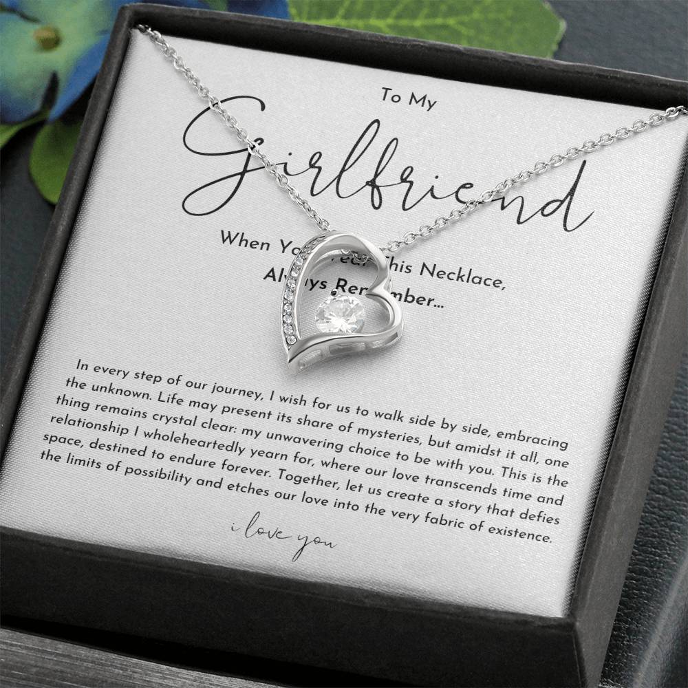 To My Girlfriend Always Remember Forever Love Necklace