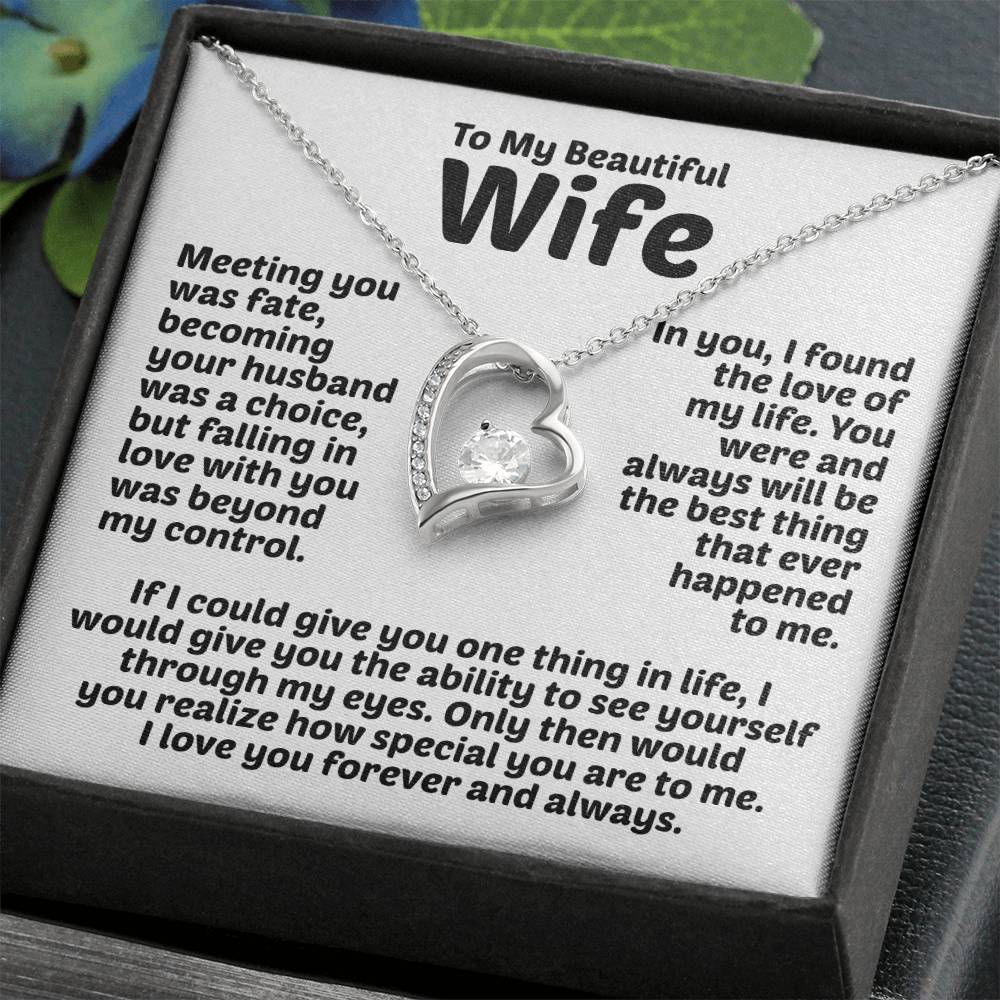 Wife Necklace Forever Love Forever Love Necklace