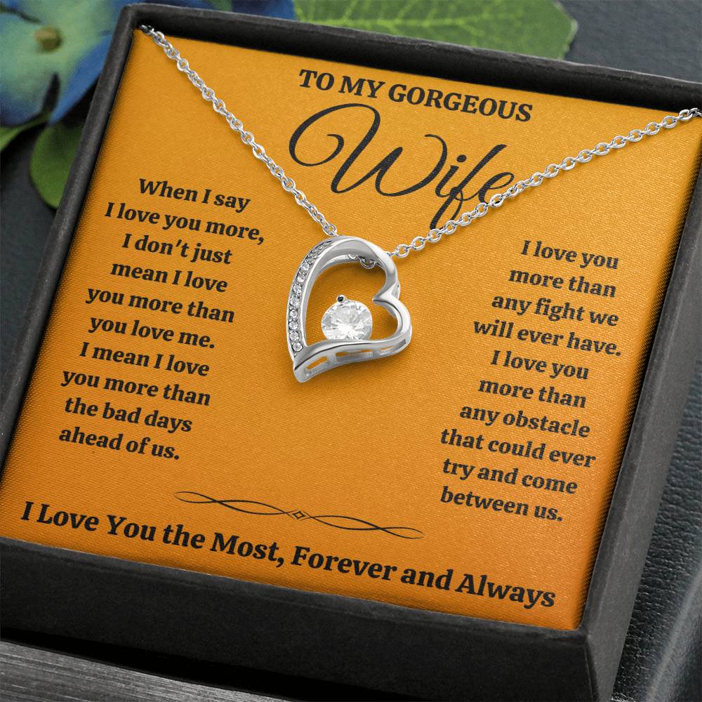 Wife Most Forever Love Necklace