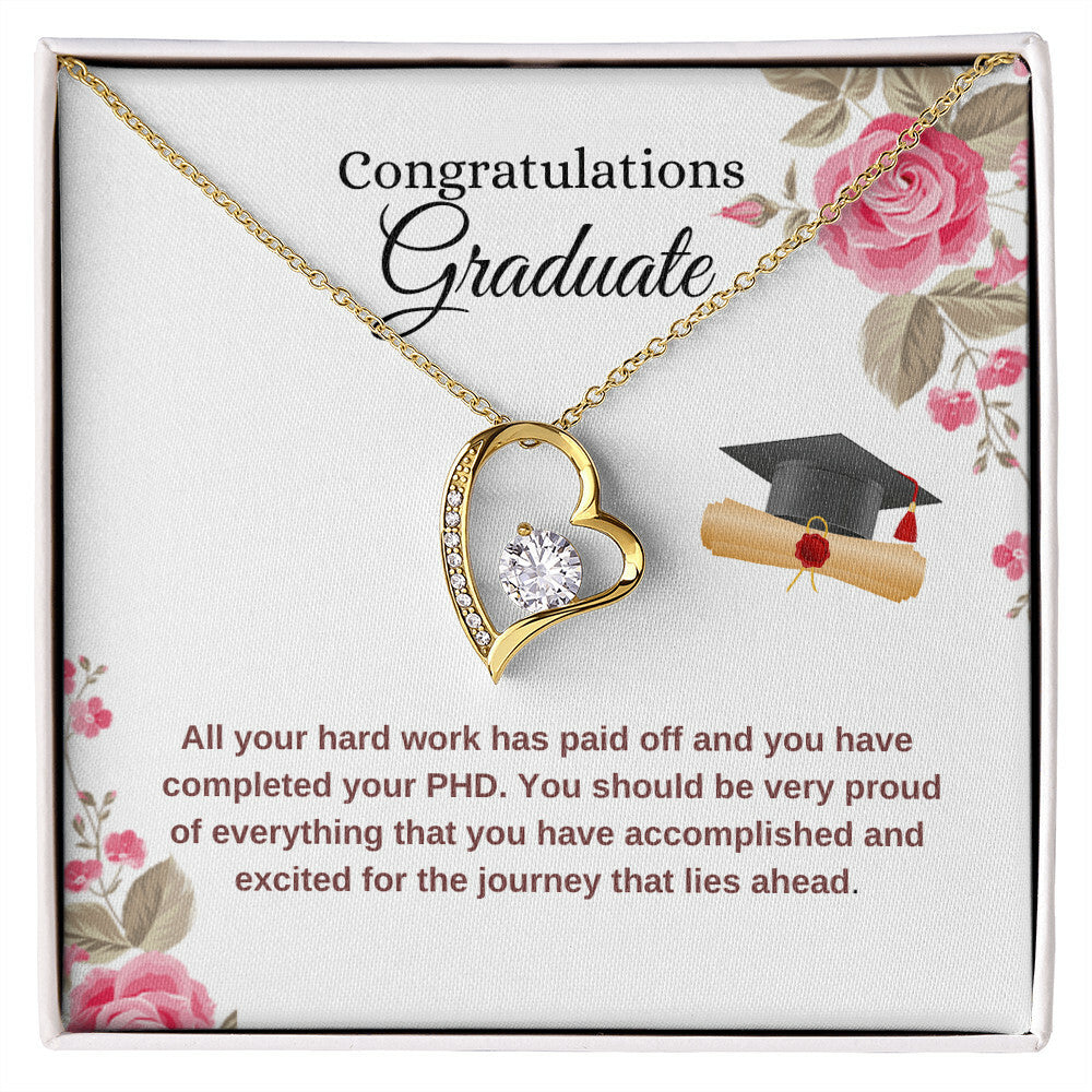 For Graduation Congratulations - Forever Love Necklace Forever Love Necklace
