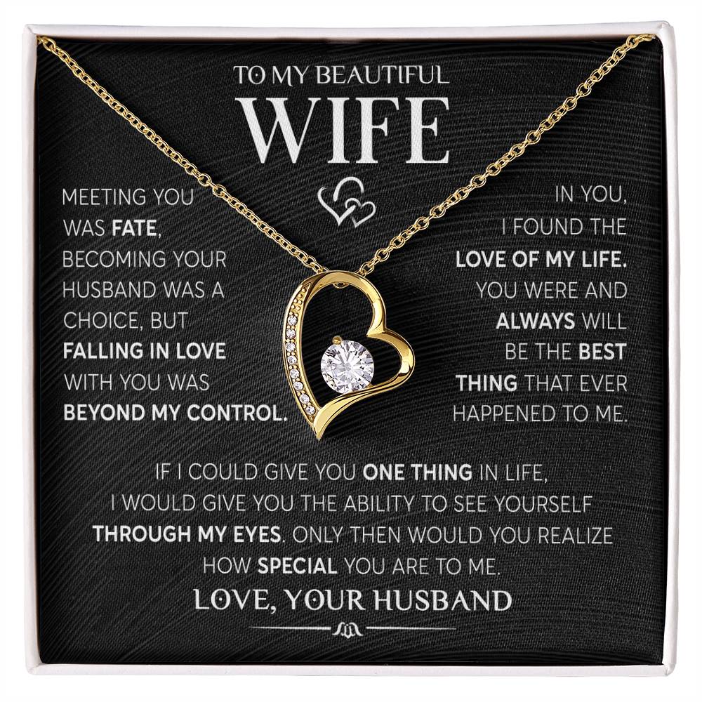 Gift For Wife Meeting You Was Fate Necklace Forever Love Necklace