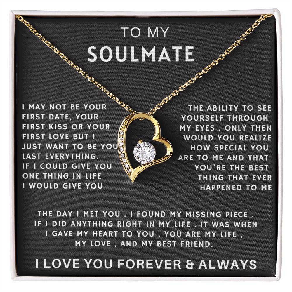 Beautiful Soulmate Forever Love Necklace