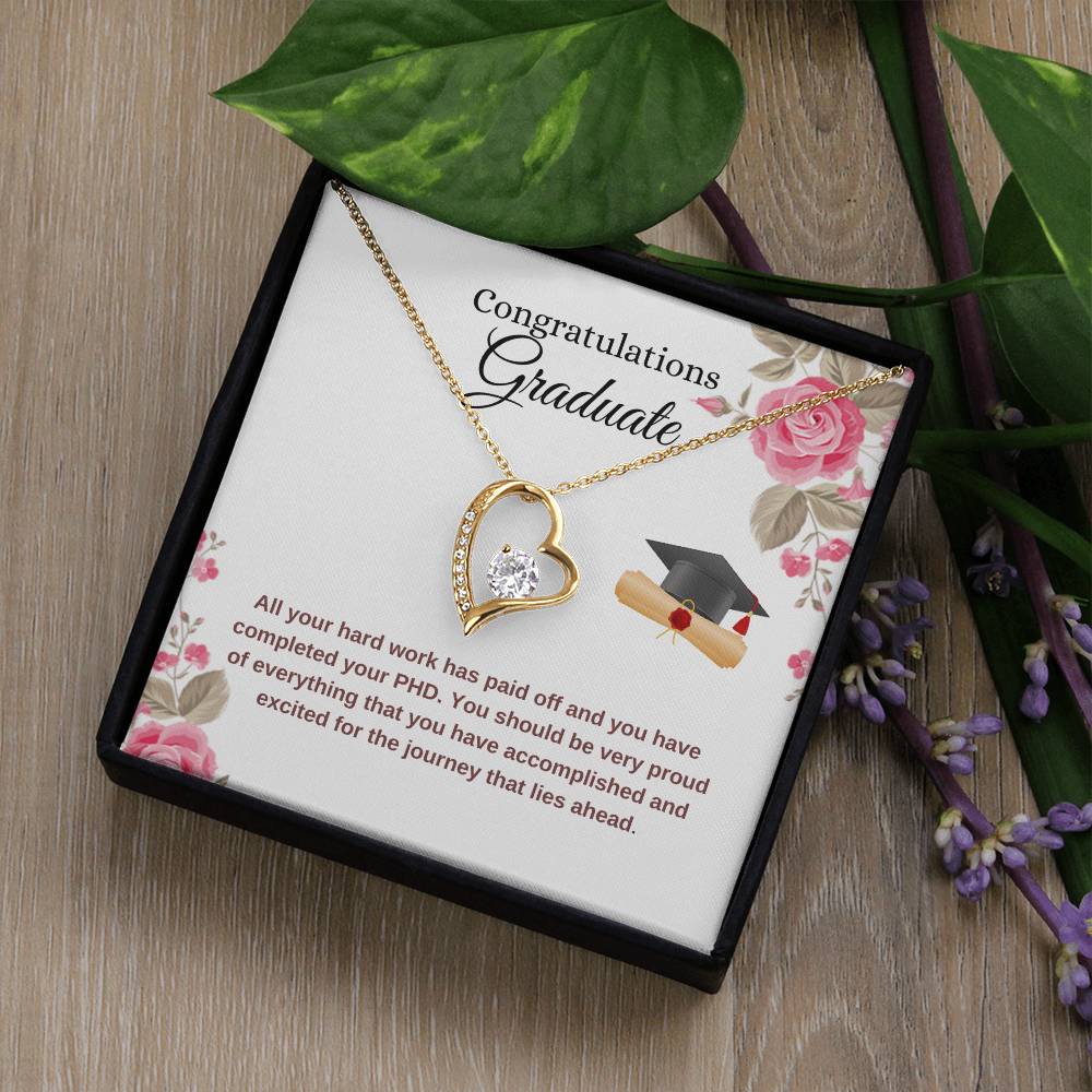 For Graduation Congratulations - Forever Love Necklace Forever Love Necklace