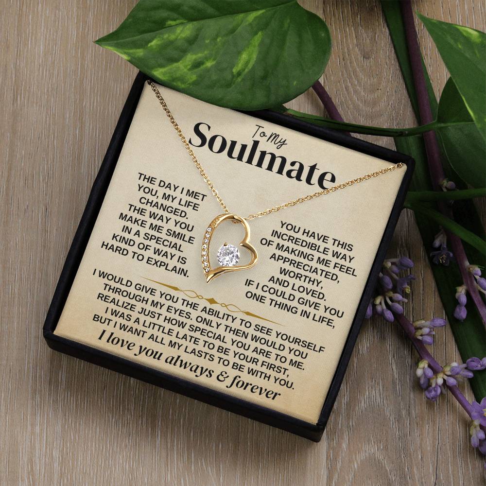 To My Soulmate - Forever Love - Gift Set - Forever Love Necklace