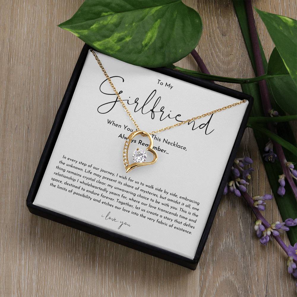 To My Girlfriend Always Remember Forever Love Necklace