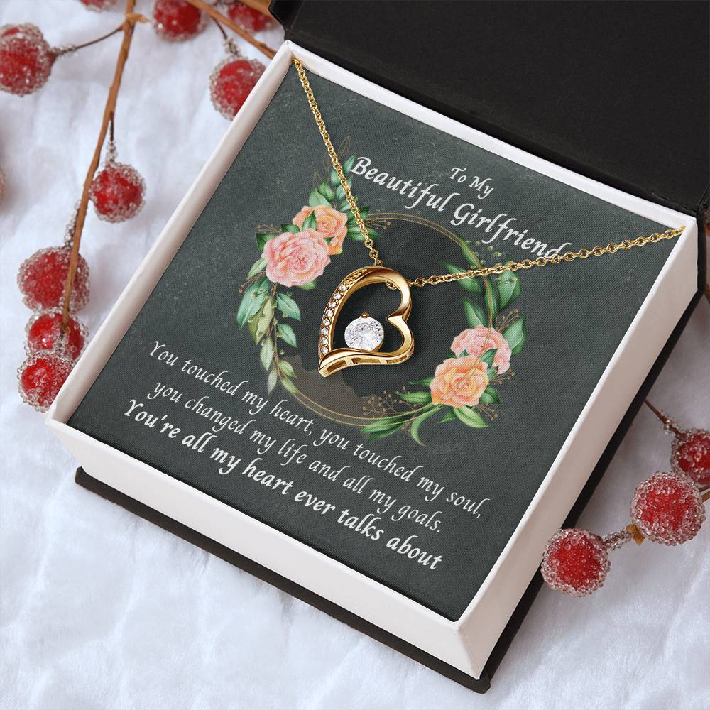 Beautiful Girlfriend Necklace Forever Love Necklace