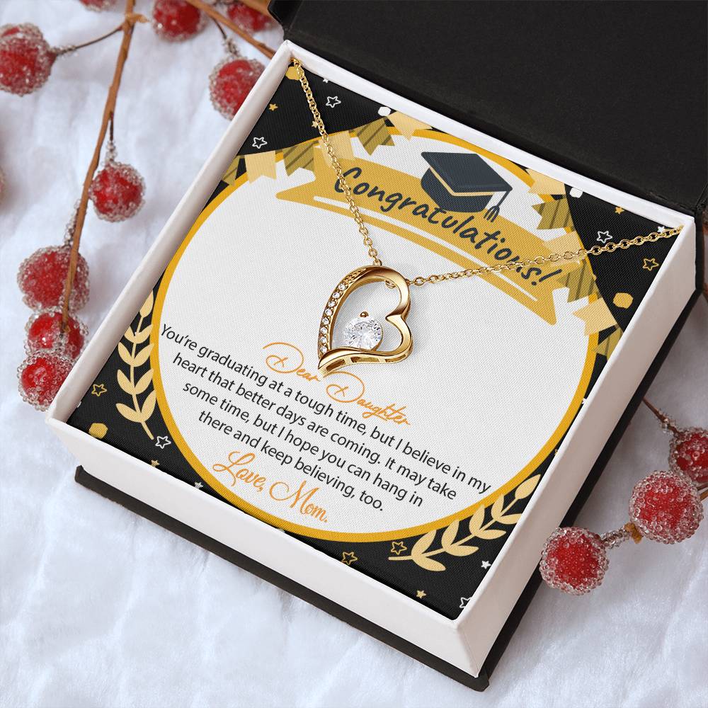 Graduation Gift For Daughter From Mom Forever Love Necklace
