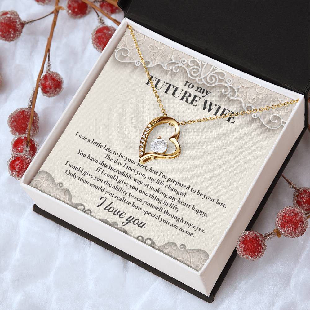 To My Future Wife How Special You Are To Me Heart Pendant Necklace 1 Forever Love Necklace