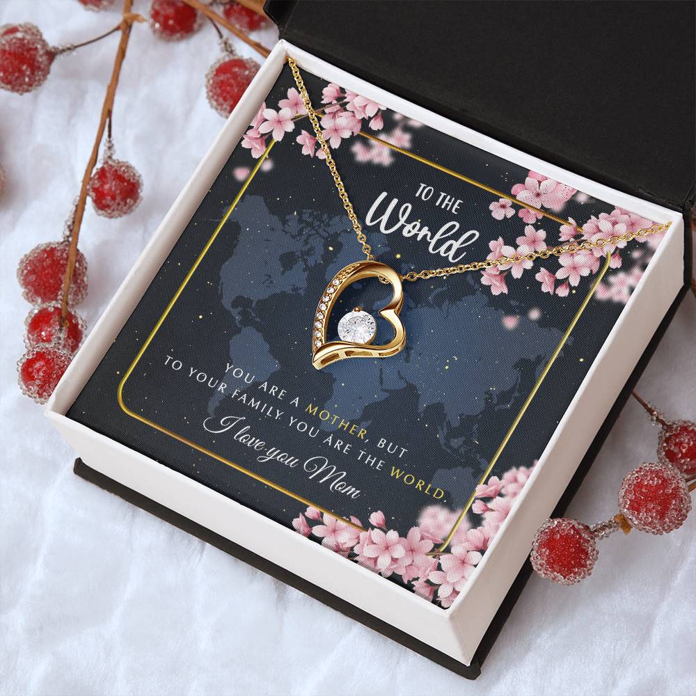 To The World Necklace Forever Love Necklace