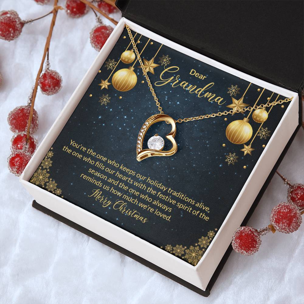 Gift For Grandma Grandma Necklace Love Necklace Nana Mama Christmas Gift For Her Forever Love Necklace