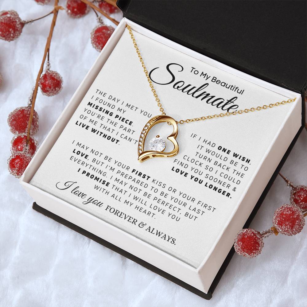 Soulmate Missing Piece 0028w Forever Love Necklace